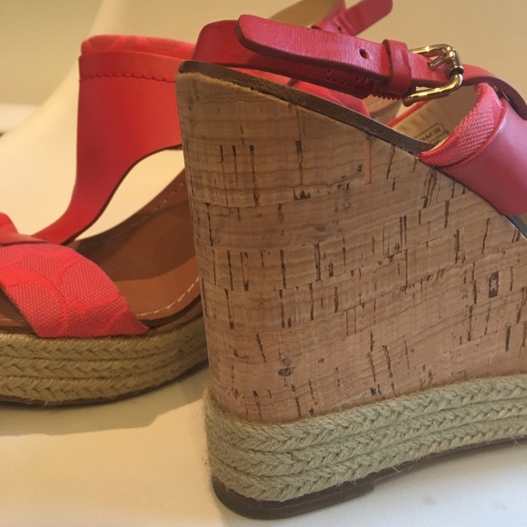 COACH Mendez Monogrammed Espadrille - Melon - Picture 4 of 8